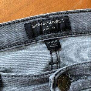 Banana Republic Charcoal Skinny Jeans